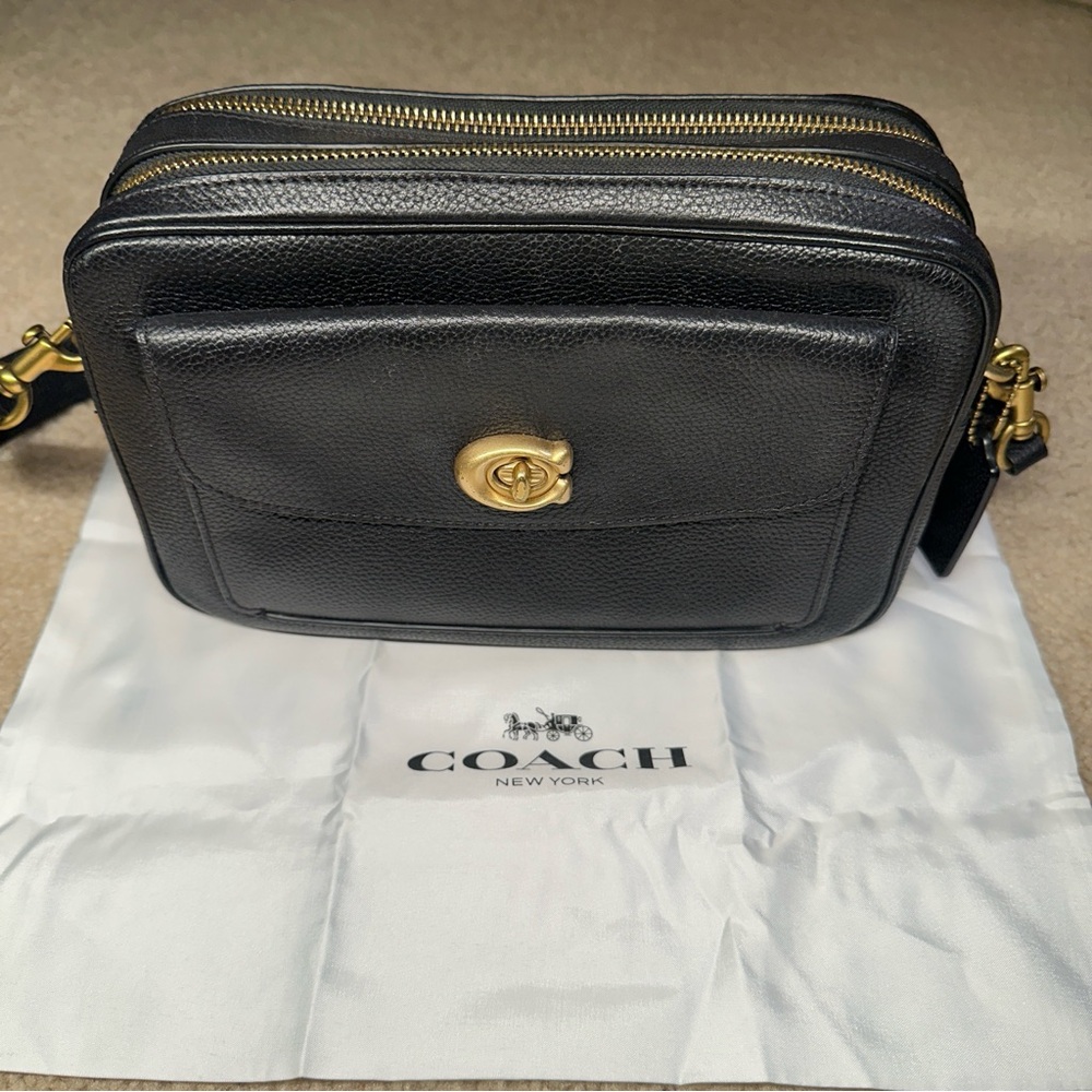 Coach Black Cassie Camera Bag